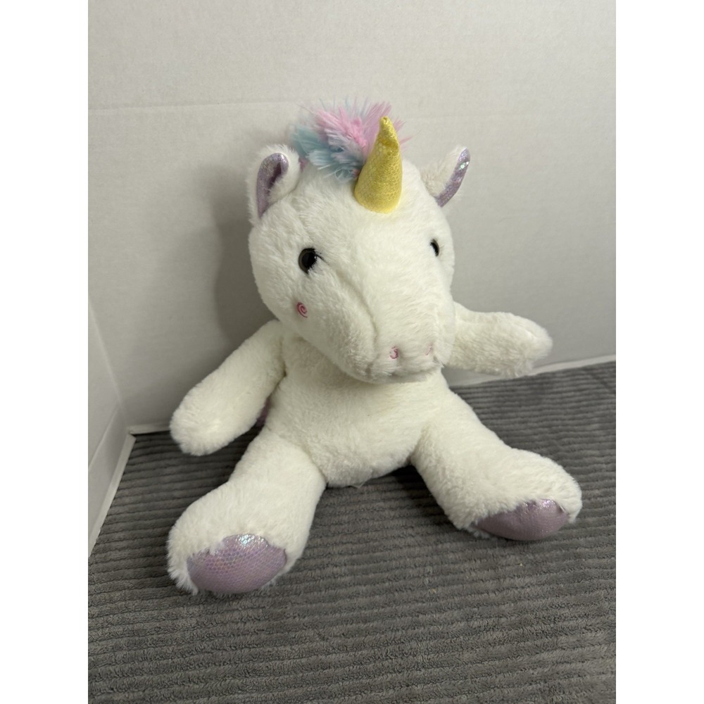 White Unicorn Plush Cute